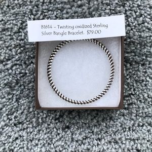 Silpada Sterling silver twist bangle